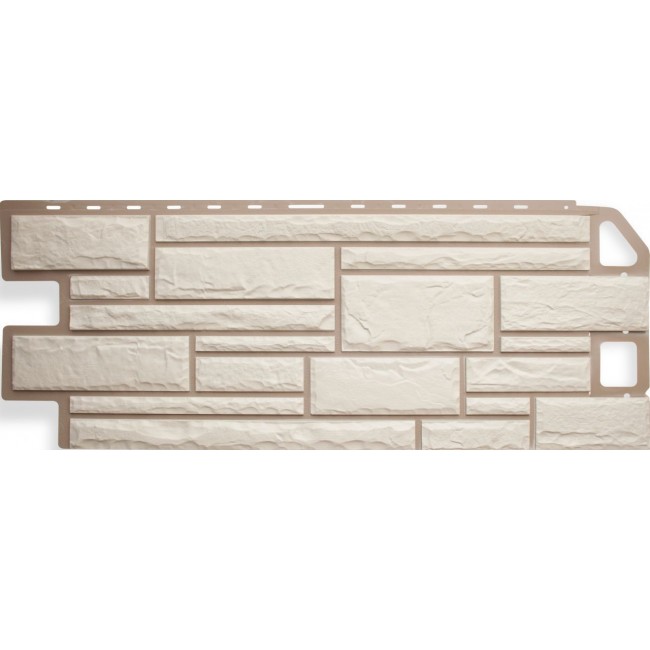 Фасадная панель Альта-профиль Камень Белый - идеальное решение для внешней отделки дома