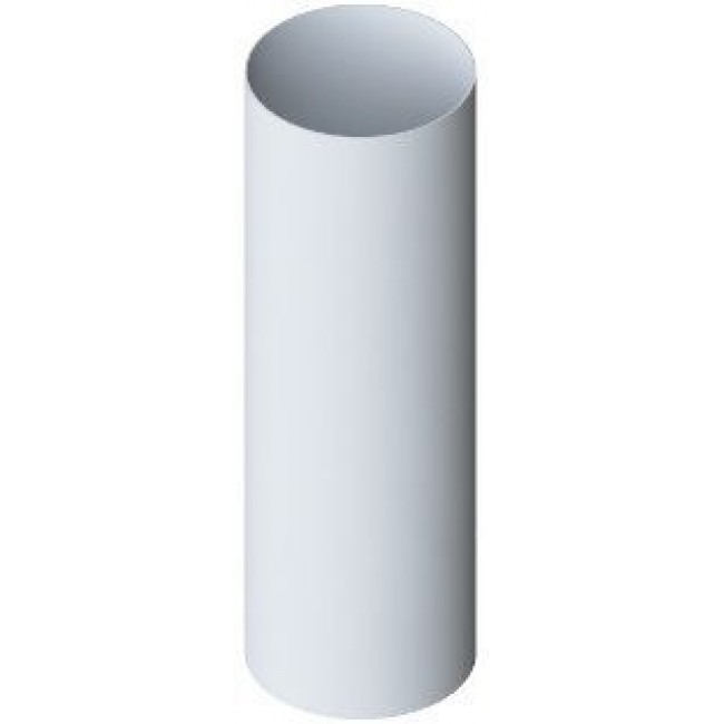 Труба водосточная ПВХ Альта-профиль Элит с муфтой Белая 3 м O95 мм