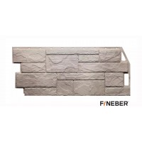 Фасадная панель Fineber Камень природный Песочный - монументальность и основательность