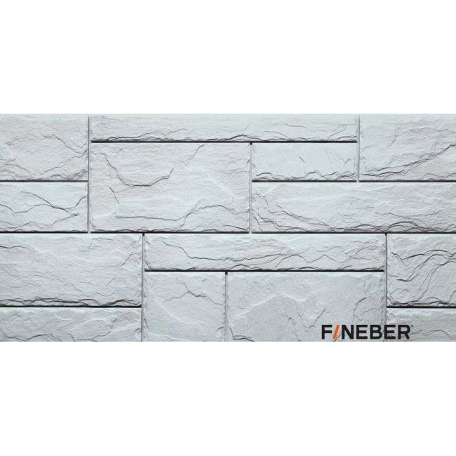 Фасадная панель Fineber Камень природный Жемчужный - идеальное решение для вашего дома
