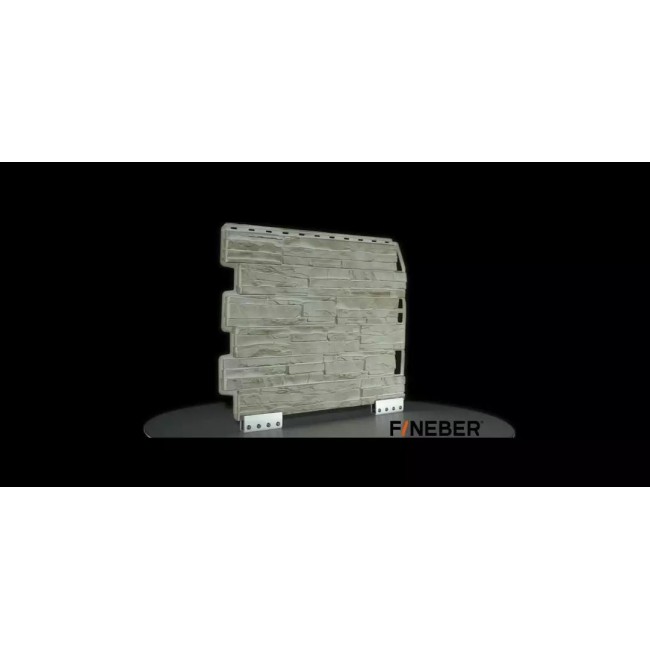 Фасадная панель Fineber Дачный Скол 3D Светло-бежевый - качественное решение для отделки вашего дома