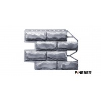 Фасадная панель Fineber Блок Светло-серый - идеальное решение для наружной отделки
