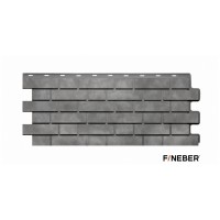 Фасадная панель Fineber Кирпич клинкерный 3D Бежево-серый - купить в интернет-магазине
