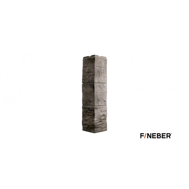 Наружный угол Fineber (Файнбир) Блок Бежево-коричневый