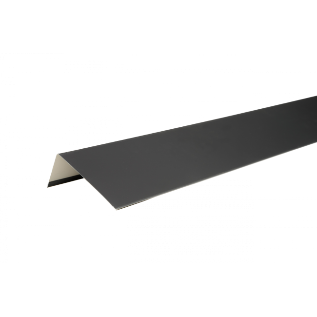 Наличник оконный металл ТехноНиколь HAUBERK ПЭ RAL 7024 Темно-серый 50х100х1250 мм
