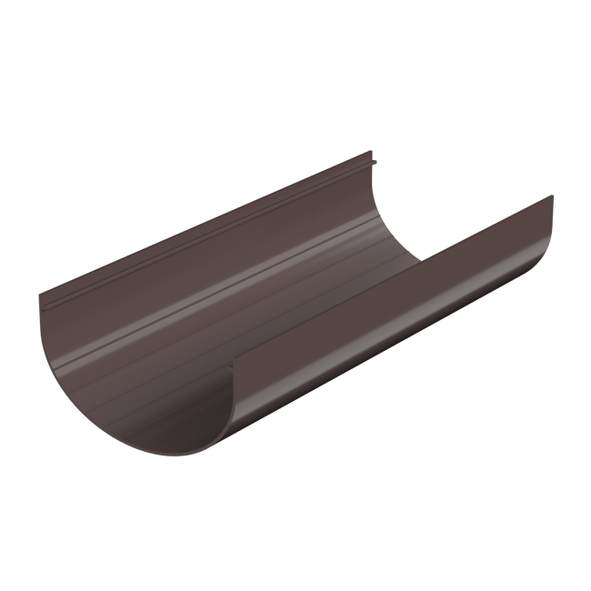 Желоб водосточный ПВХ ТехноНиколь Оптима 120х80 мм Темно-коричневый 3м