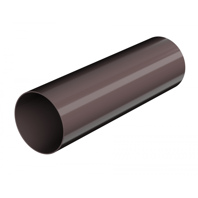 Труба водосточная ПВХ ТехноНиколь Оптима 120х80 мм Темно-коричневый 3м