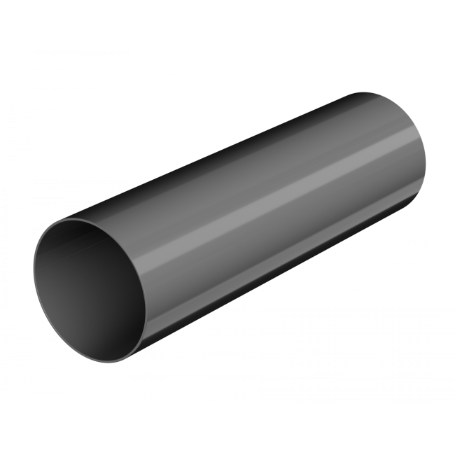 Труба водосточная ПВХ ТехноНиколь Оптима 120х80 мм Серый 3м