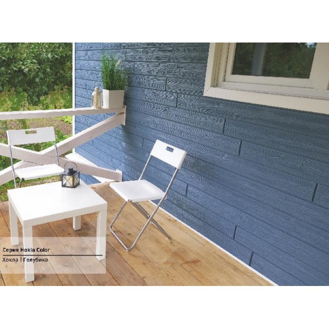 Фасадная панель Ю-пласт Хокла Color Голубика - стильное обновление для вашего дома