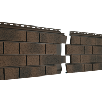 Фасадная панель Ю-пласт Стоун Хаус S-Lock Клинкер Балтик Магма - идеальное решение для наружной отделки